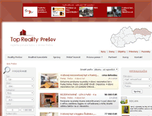 Tablet Screenshot of byty.reality-presov.info