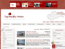 Tablet Screenshot of priestory.reality-presov.info